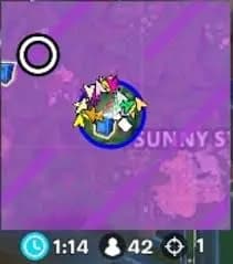 Endzone image representing stacked scrims